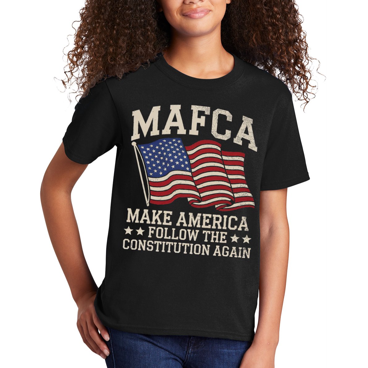 Mafca Make America Follow The Constitution Again Kids T-Shirt