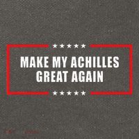 Make My Achilles Great Again Achilles Surgery Recovery Cotton Canvas Backpack