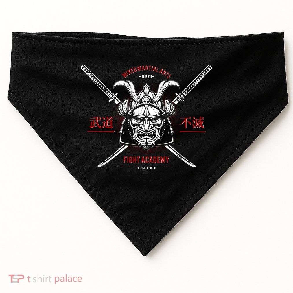 Mixed Martial Arts FIght Academy Samurai Warrior USA-Made Doggie Bandana