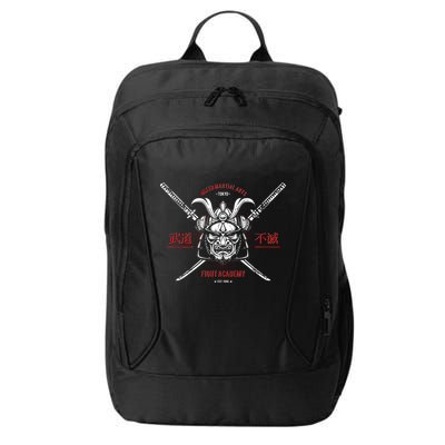 Mixed Martial Arts FIght Academy Samurai Warrior City Backpack
