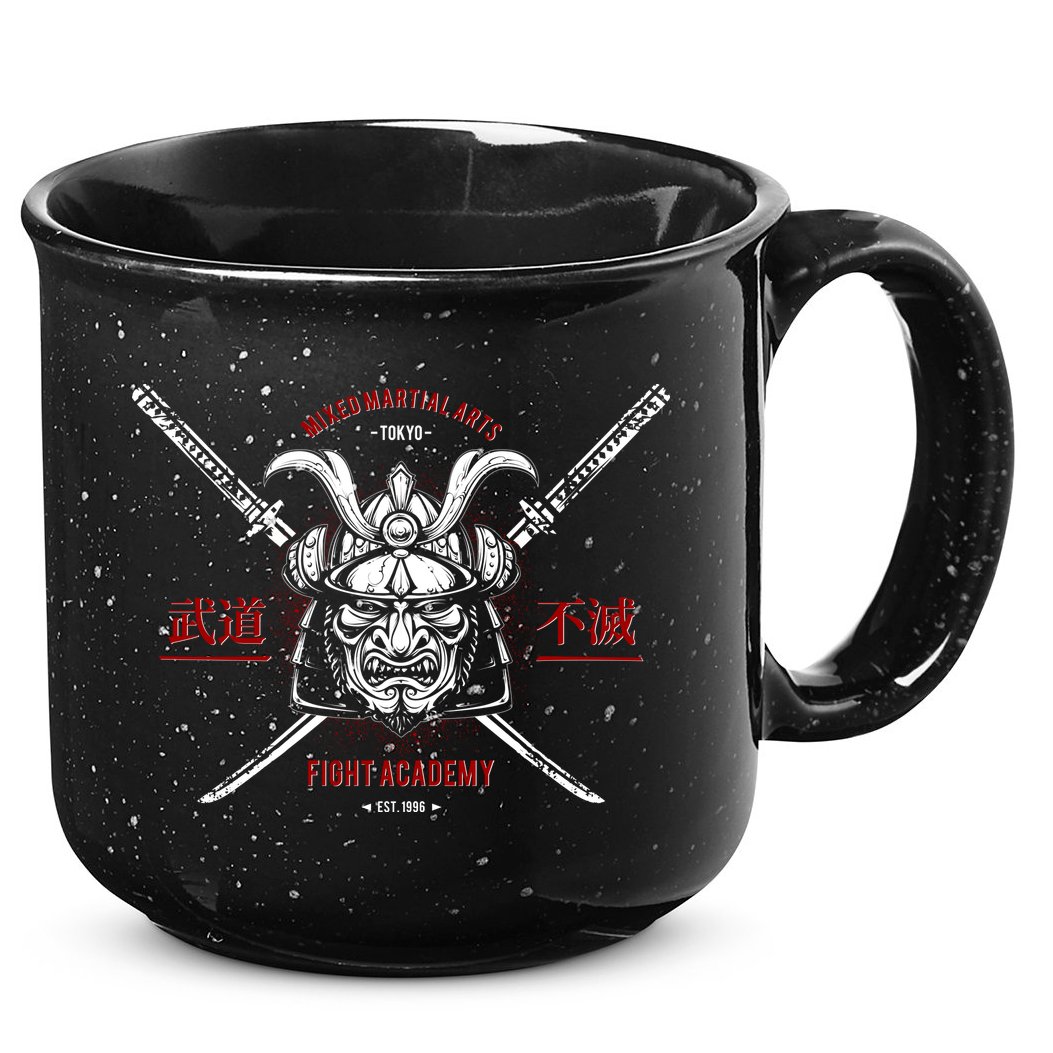 Mixed Martial Arts FIght Academy Samurai Warrior 15oz Campfire Ceramic Mug