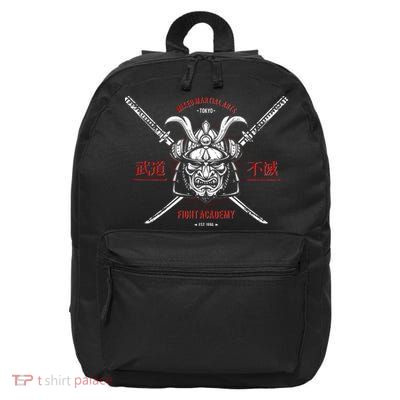 Mixed Martial Arts FIght Academy Samurai Warrior 16 in Basic Backpack