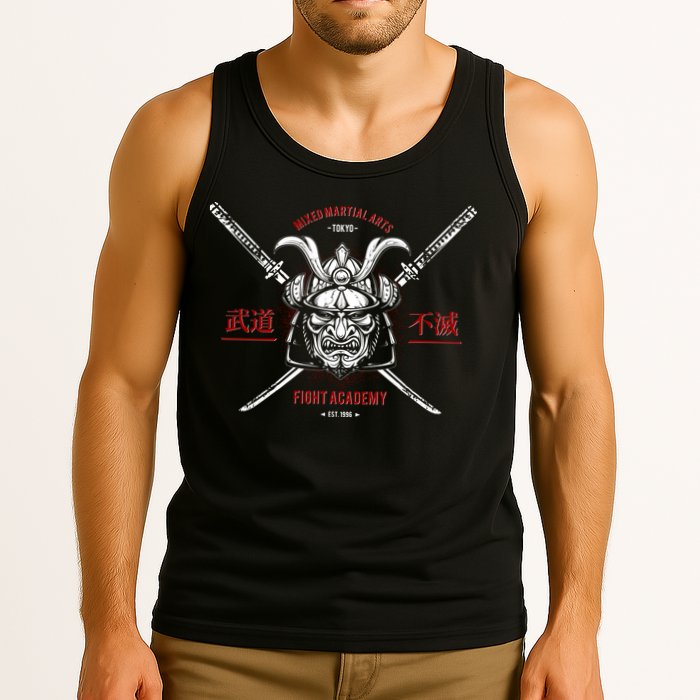 Mixed Martial Arts FIght Academy Samurai Warrior Tank Top