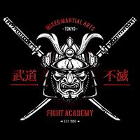 Mixed Martial Arts FIght Academy Samurai Warrior Tank Top