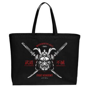 Mixed Martial Arts FIght Academy Samurai Warrior Cotton Canvas Jumbo Tote