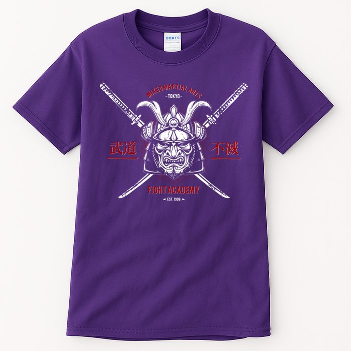 Mixed Martial Arts FIght Academy Samurai Warrior Tall T-Shirt