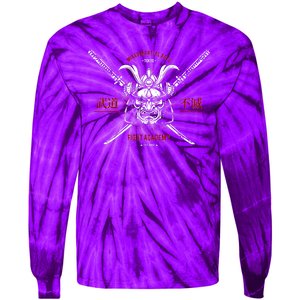 Mixed Martial Arts FIght Academy Samurai Warrior Tie-Dye Long Sleeve Shirt