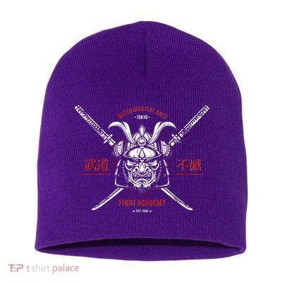 Mixed Martial Arts FIght Academy Samurai Warrior Short Acrylic Beanie