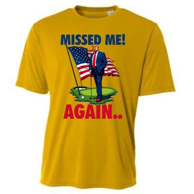 Missed Me Again You Missed Trump Golf 2024 Cooling Performance Crew T-Shirt