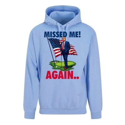 Missed Me Again You Missed Trump Golf 2024 Unisex Surf Hoodie