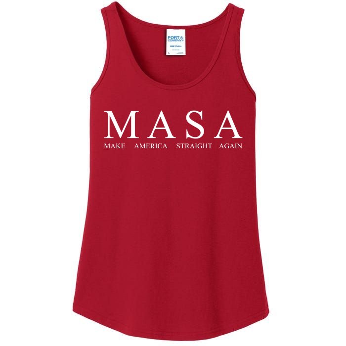 MASA Make America Straight Again Ladies Essential Tank