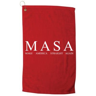 MASA Make America Straight Again Golf Towel