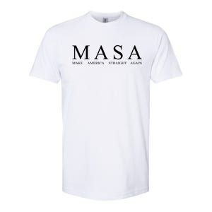 MASA Make America Straight Again Softstyle CVC T-Shirt