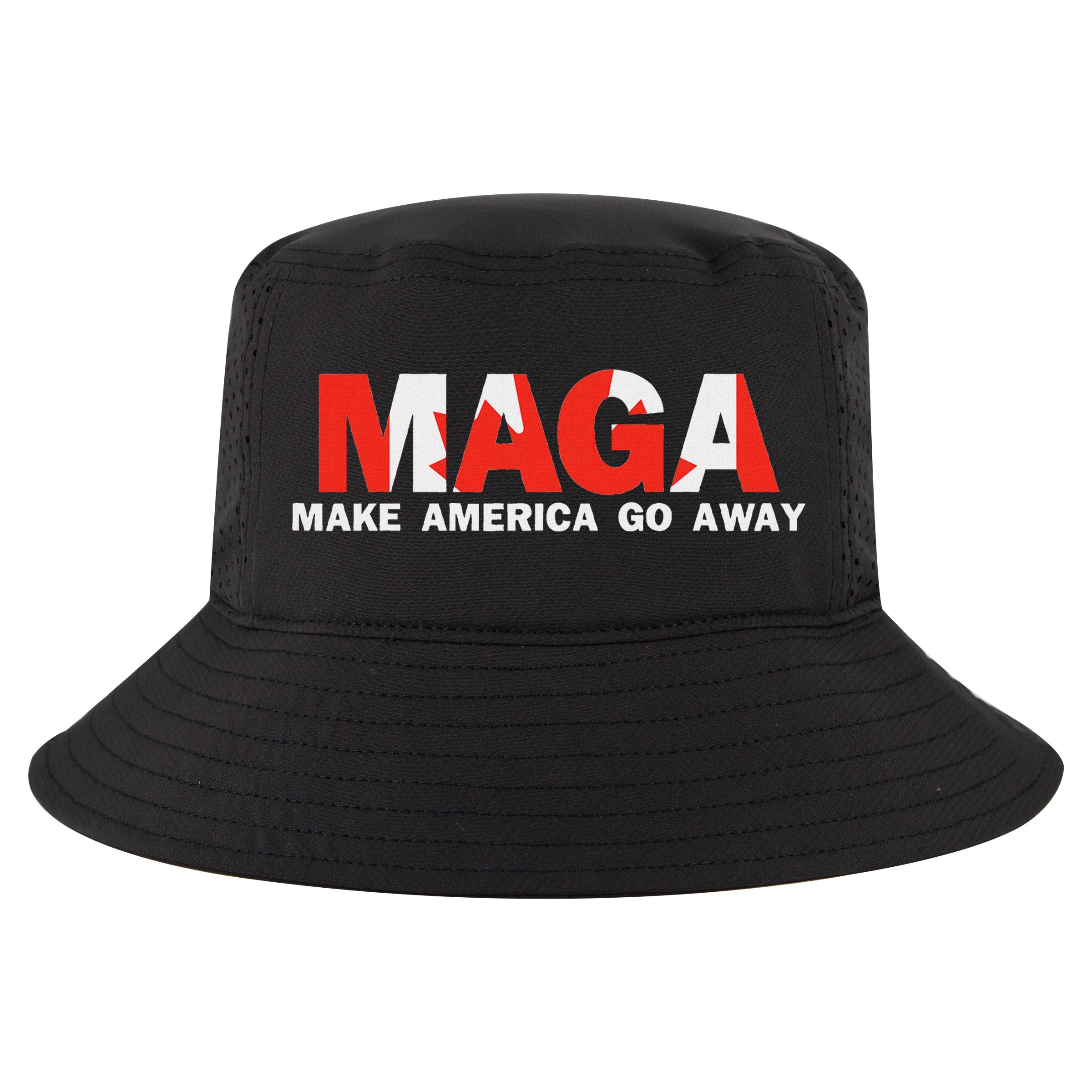Maga Make America Go Away Canada Support Cool Comfort Performance Bucket Hat
