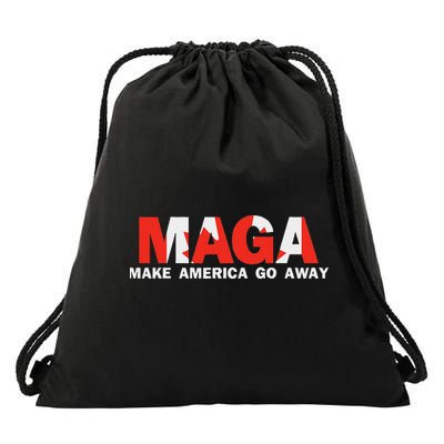 Maga Make America Go Away Canada Support Drawstring Bag