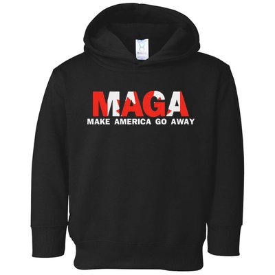 Maga Make America Go Away Canada Support Toddler Hoodie