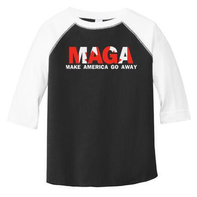 Maga Make America Go Away Canada Support Toddler Fine Jersey T-Shirt