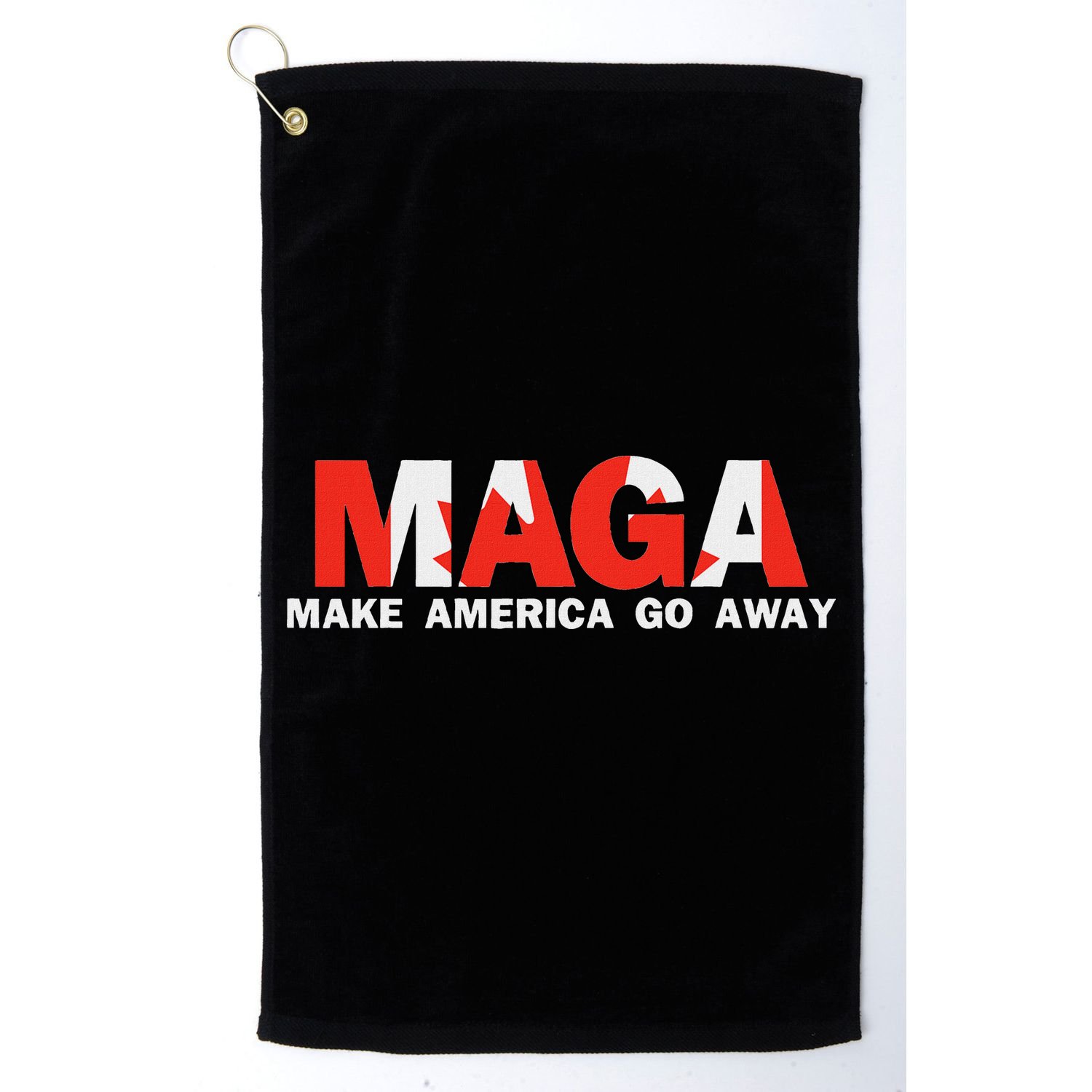 Maga Make America Go Away Canada Support Golf Towel