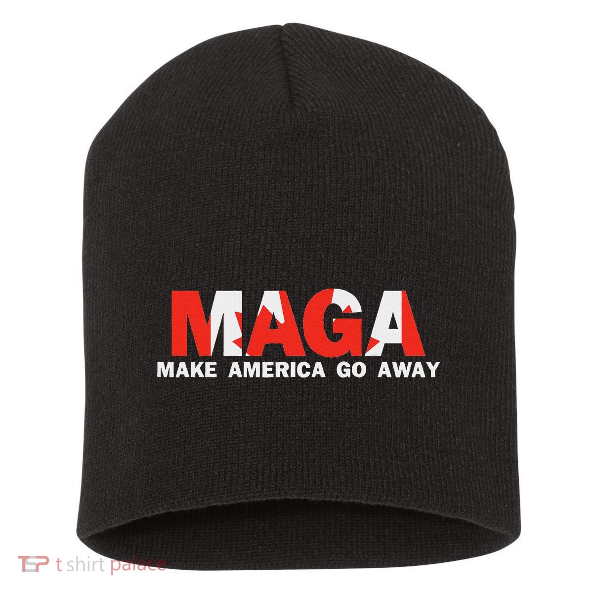 Maga Make America Go Away Canada Support Short Acrylic Beanie