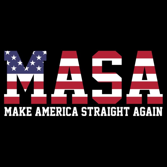 MASA Make America Straight Again USA Flag Performance Shirt