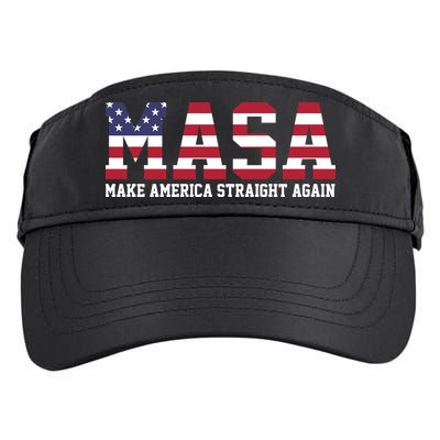 MASA Make America Straight Again USA Flag Adult Drive Performance Visor