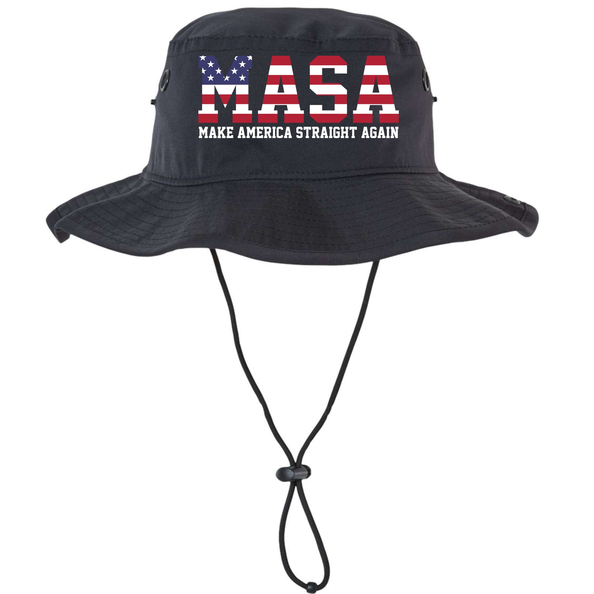 MASA Make America Straight Again USA Flag Bucket Hat