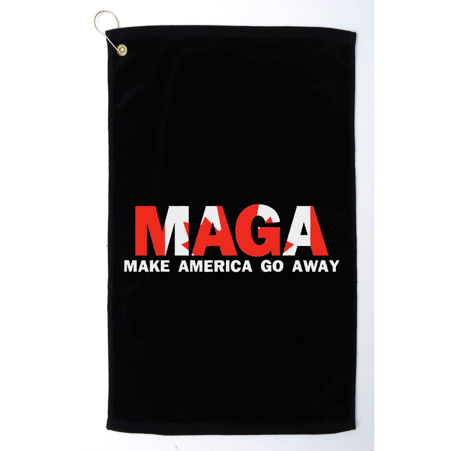 Maga Make America Go Away Canada Golf Towel
