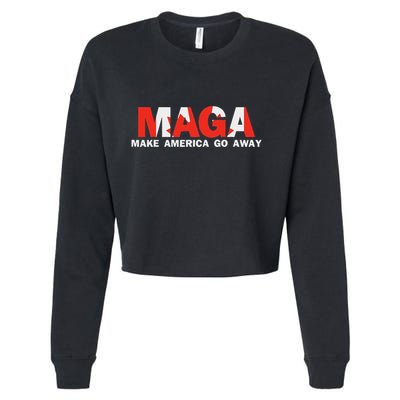Maga Make America Go Away Canada Cropped Pullover Crew