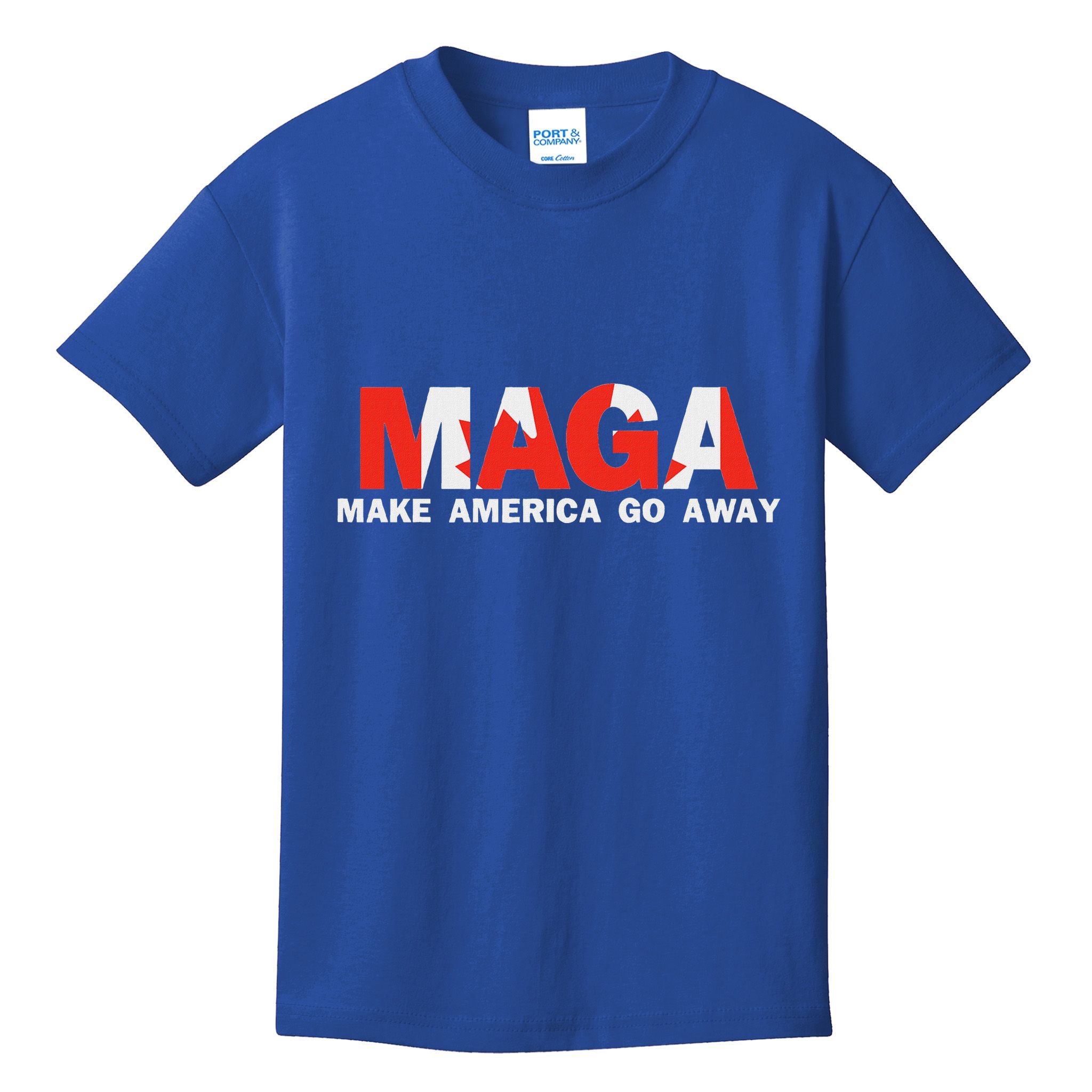 Maga Make America Go Away Canada Kids T-Shirt