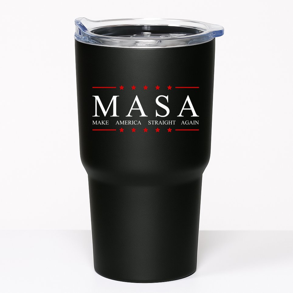 MASA Make America Straight Again Logo Tumbler