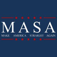 MASA Make America Straight Again Logo Cooling Performance Crew T-Shirt