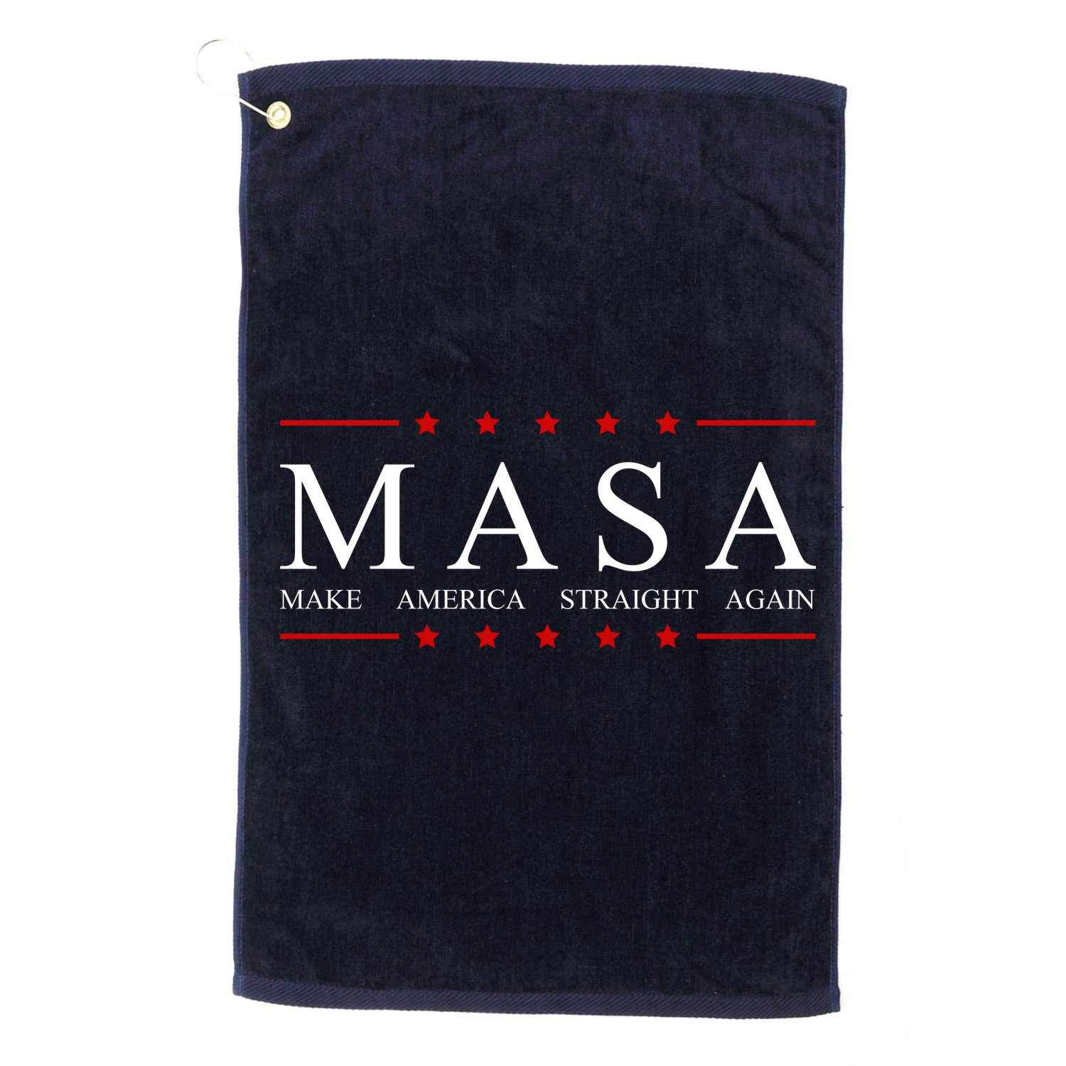 MASA Make America Straight Again Logo Golf Towel
