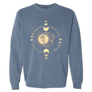 Mystic Moon And Sun Garment-Dyed Sweatshirt