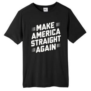 Masa Make America Straight Again Tall Fusion ChromaSoft Performance T-Shirt