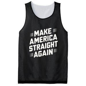 Masa Make America Straight Again Mesh Reversible Basketball Jersey Tank