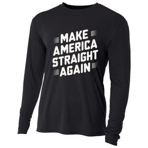 Masa Make America Straight Again Cooling Performance Long Sleeve Crew