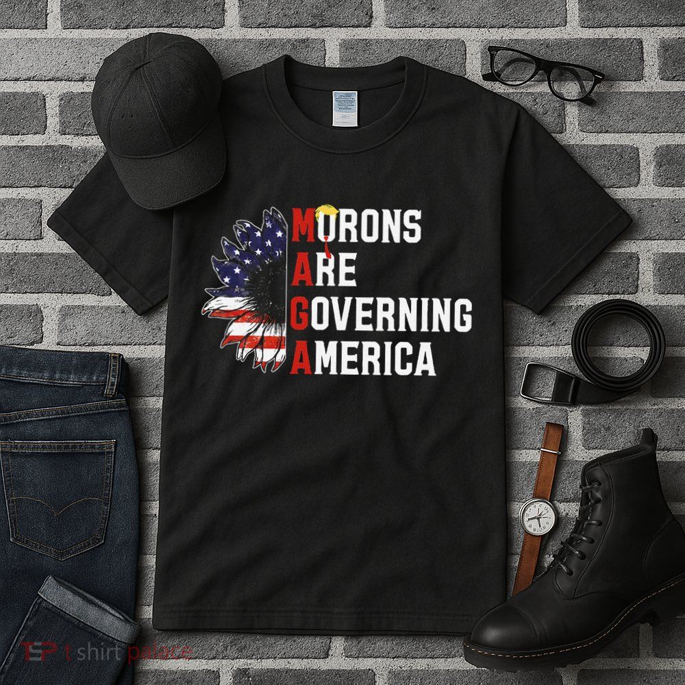Maga Morons Are Governing America Anti Trump Vintage Quote Tall T-Shirt