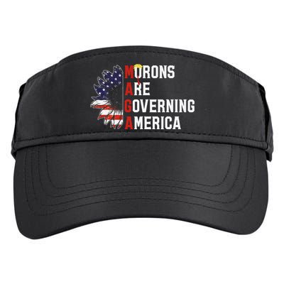 Maga Morons Are Governing America Anti Trump Vintage Quote Adult Drive Performance Visor