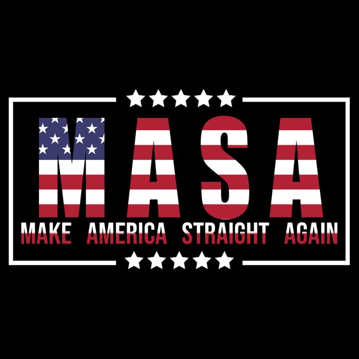 MASA Make America Straight Again T-Shirt