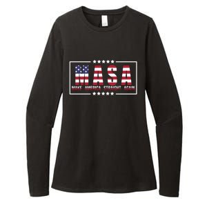 MASA Make America Straight Again Womens CVC Long Sleeve Shirt