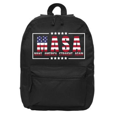 MASA Make America Straight Again 16 in Basic Backpack