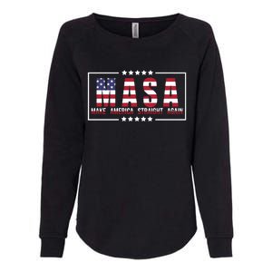 MASA Make America Straight Again Womens California Wash Sweatshirt