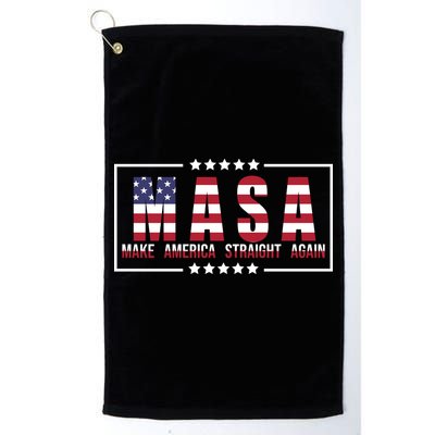 MASA Make America Straight Again Golf Towel