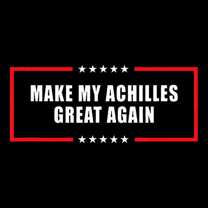 Make My Achilles Great Again Achilles Surgery Recovery Cooling Performance Crew T-Shirt