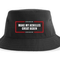 Make My Achilles Great Again Achilles Surgery Recovery Sustainable Bucket Hat