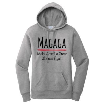 Magaga Make America Great And Glorious Again Gift Women's Pullover Hoodie