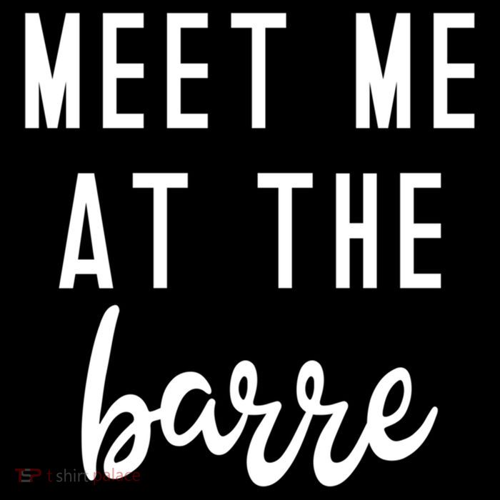 Meet Me At The Barre Gift Cute Funny Fitness Gym Class Great Gift Flatbill Hat