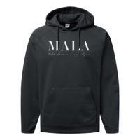 Mala Make America Laugh Again Funny Kamala Harris Performance Fleece Hoodie