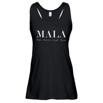 Mala Make America Laugh Again Funny Kamala Harris Ladies Essential Flowy Tank