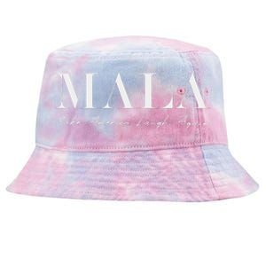 Mala Make America Laugh Again Funny Kamala Harris Tie-Dyed Bucket Hat